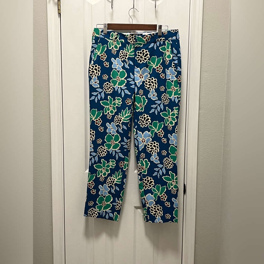 BANANA REPUBLIC, PANTS, cropped, multicolored, size 6
